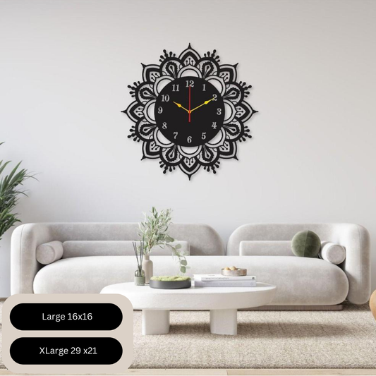 New Flower Round Mrdiy Clock