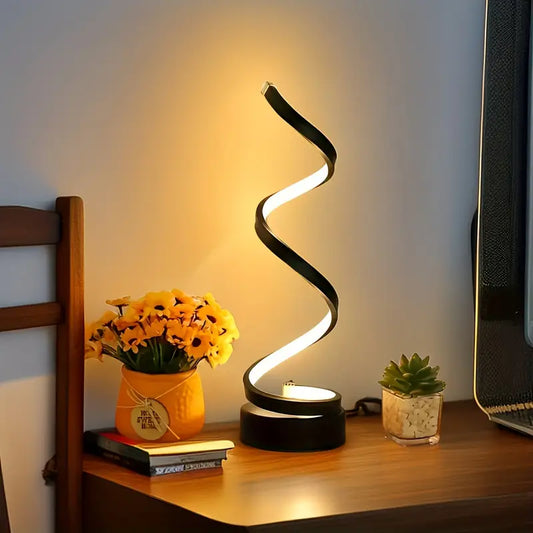 Spiral LED Table Lamp